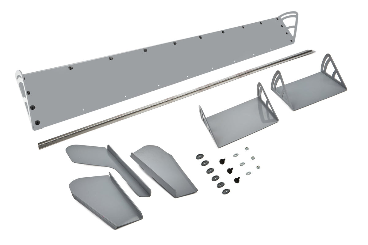 Plastic Spoiler 8x72in LM Gray - DOM920GRY