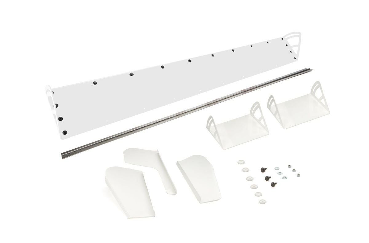 Plastic Spoiler 8x72in LM White - DOM920WH