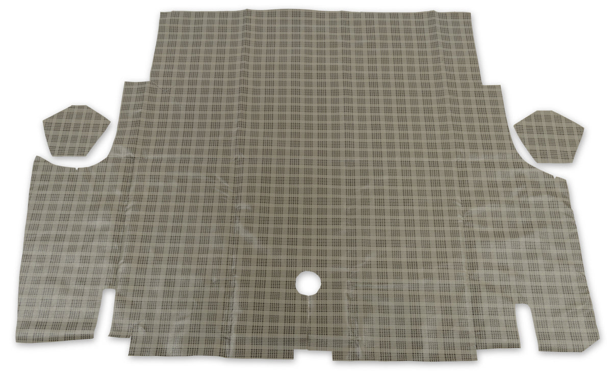 65-66 Mustang Trunk Mat Plaid - TMFMCPCV65P