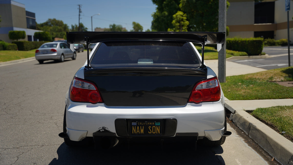 Carbon Fiber License Plate Frame- Subaru Impreza WRX/ STI 2004-2007