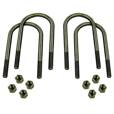 1/2-20 HD U-Bolts (4pk) Zinc Finish - 040701DS