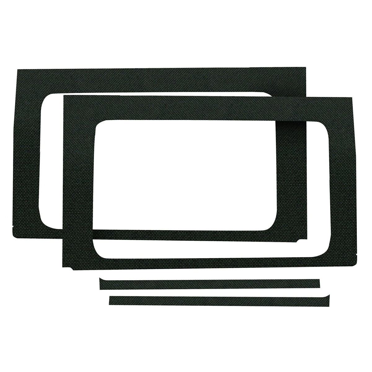 Jeep JL 4 DR 18- Side Window Black 4pc - 50173