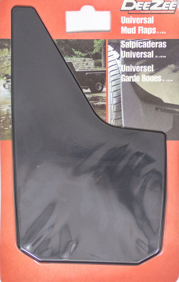 Universal Mud Flaps Black 11in x 18in