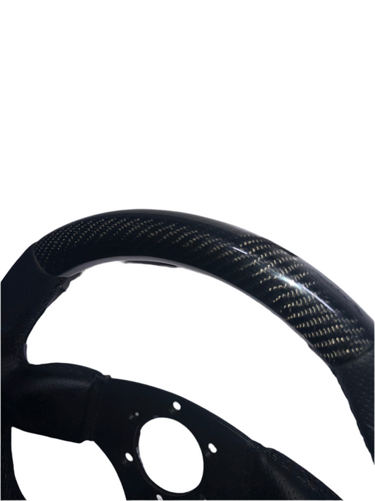 Speedzone Performance LLC 2nd option Racing Carbon top with Flat bottom steering - View 2
