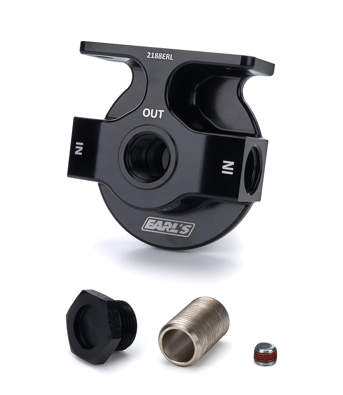 Billet Remote Oil Filter Mount - Lightweight