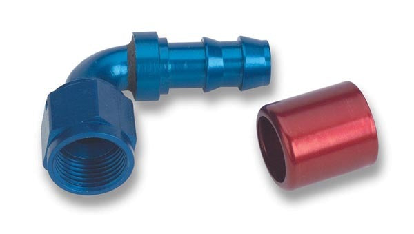 #10 90 Spr Stk Hose End - 709111ERL