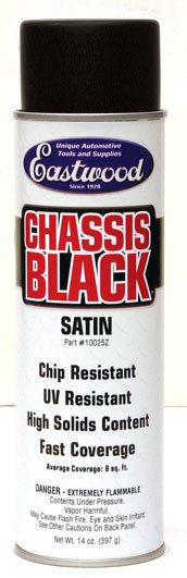 Chassis Black Paint Satin 14oz Aerosol - 10025Z