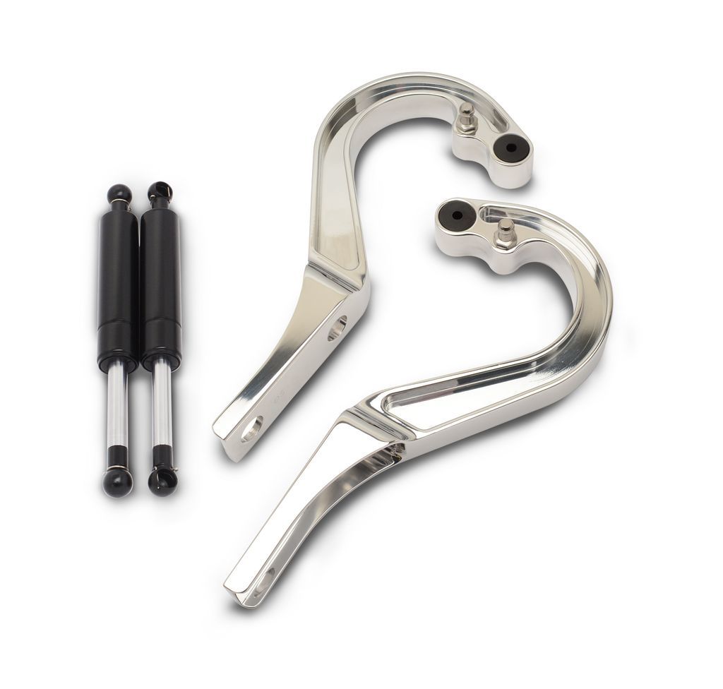 Billet Trunk Hinges Polished - MS14905P