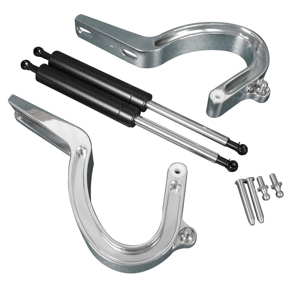 Billet Trunk Hinges Polished - MS14915P