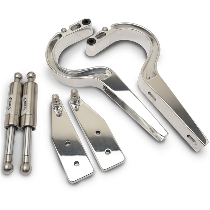 Billet Trunk Hinges Polished - MS14917P