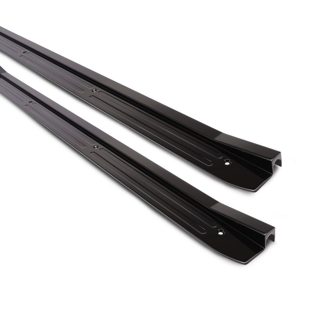 Billet Door Sill Plates Matte Black - MS27535MB