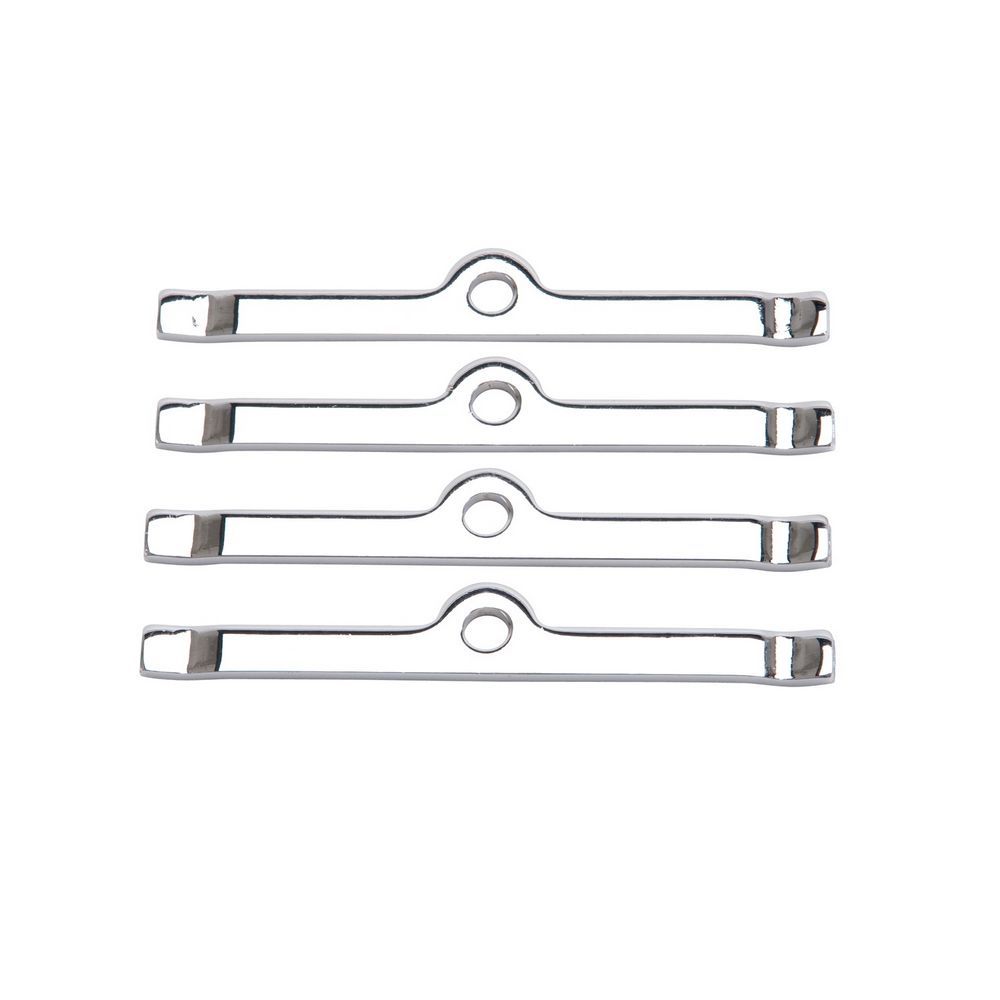 Chrome V/C Hold-Down Tabs - 4pcs. - 4404