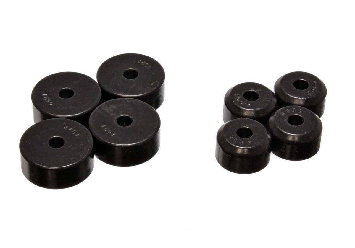 55-57 GM Motor Mount Pads Black - 31102G