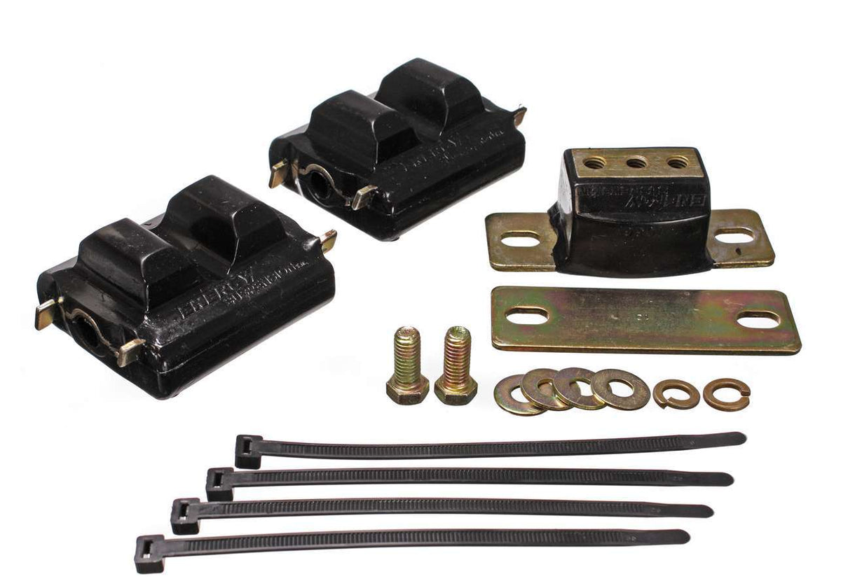 Mount GM Mtr & Tranny 3/Ea Black - 31130G