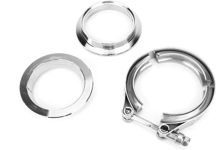 Granatelli 2.25" V-Band Mating Flat Flanges & Clamp – 308522