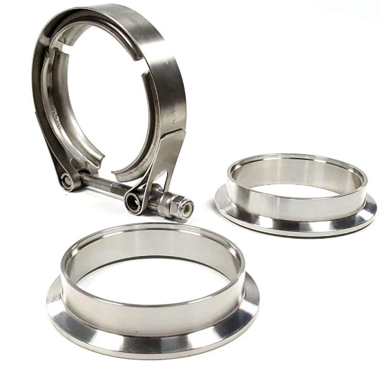Granatelli 2.5" V-Band Mating Flat Flanges – 308525-M