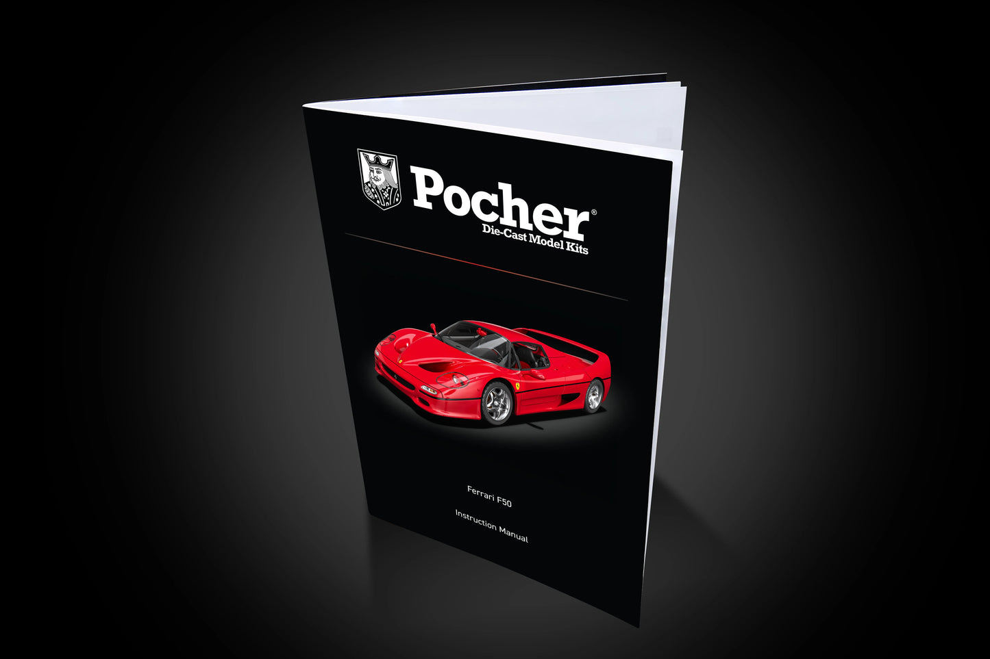 Pocher Ferrari F50 Rosso Corsa (Ferrari Red) 1:8