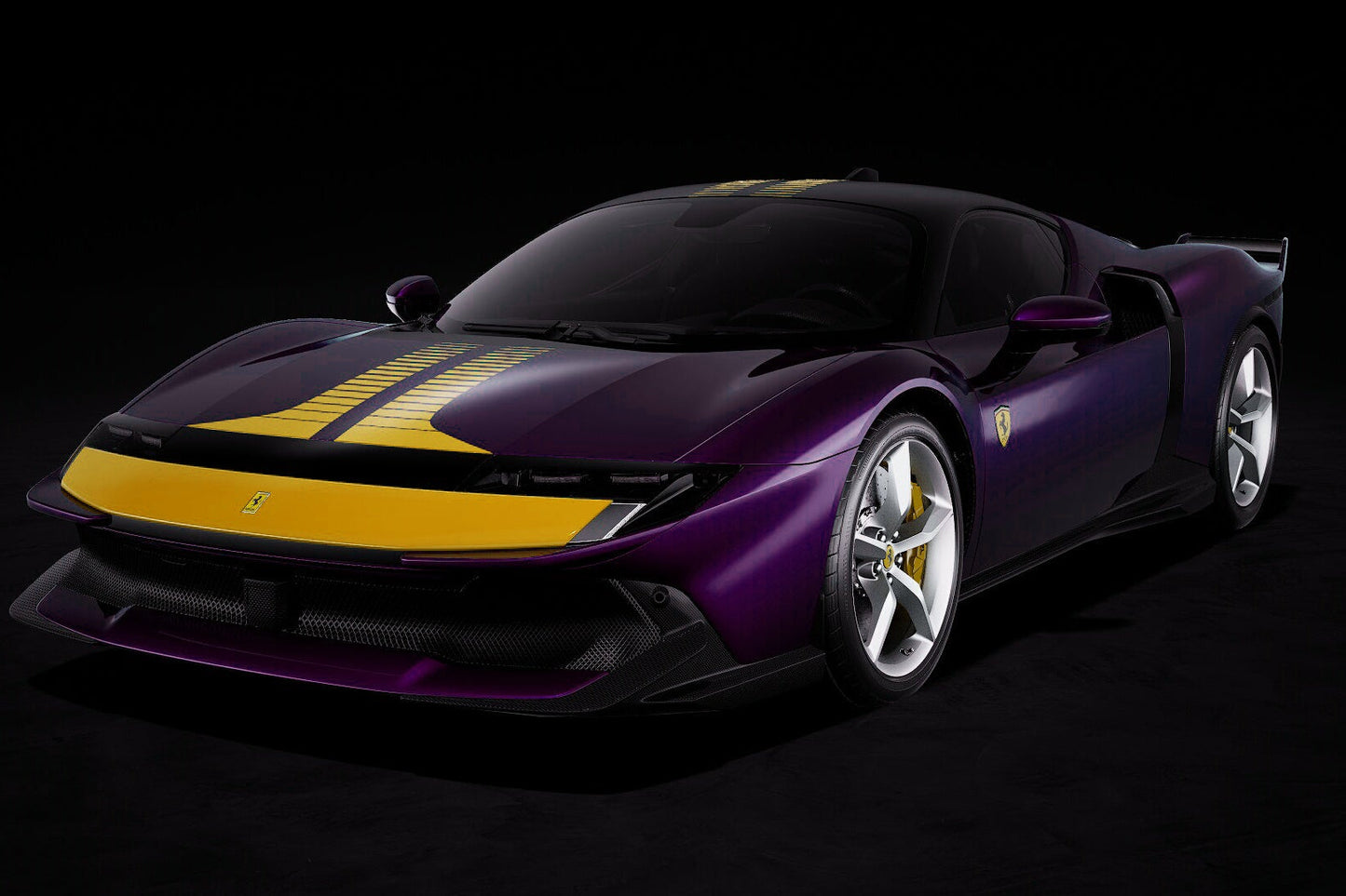 MR-Models 2025 Ferrari 849 Testarossa Violetto Dino Assetto Fiorano 1:18