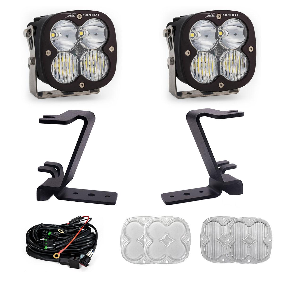 Baja Designs 2023+ Ford F-250/350 Super Duty XL Sport A-Pillar Light Kit 448210