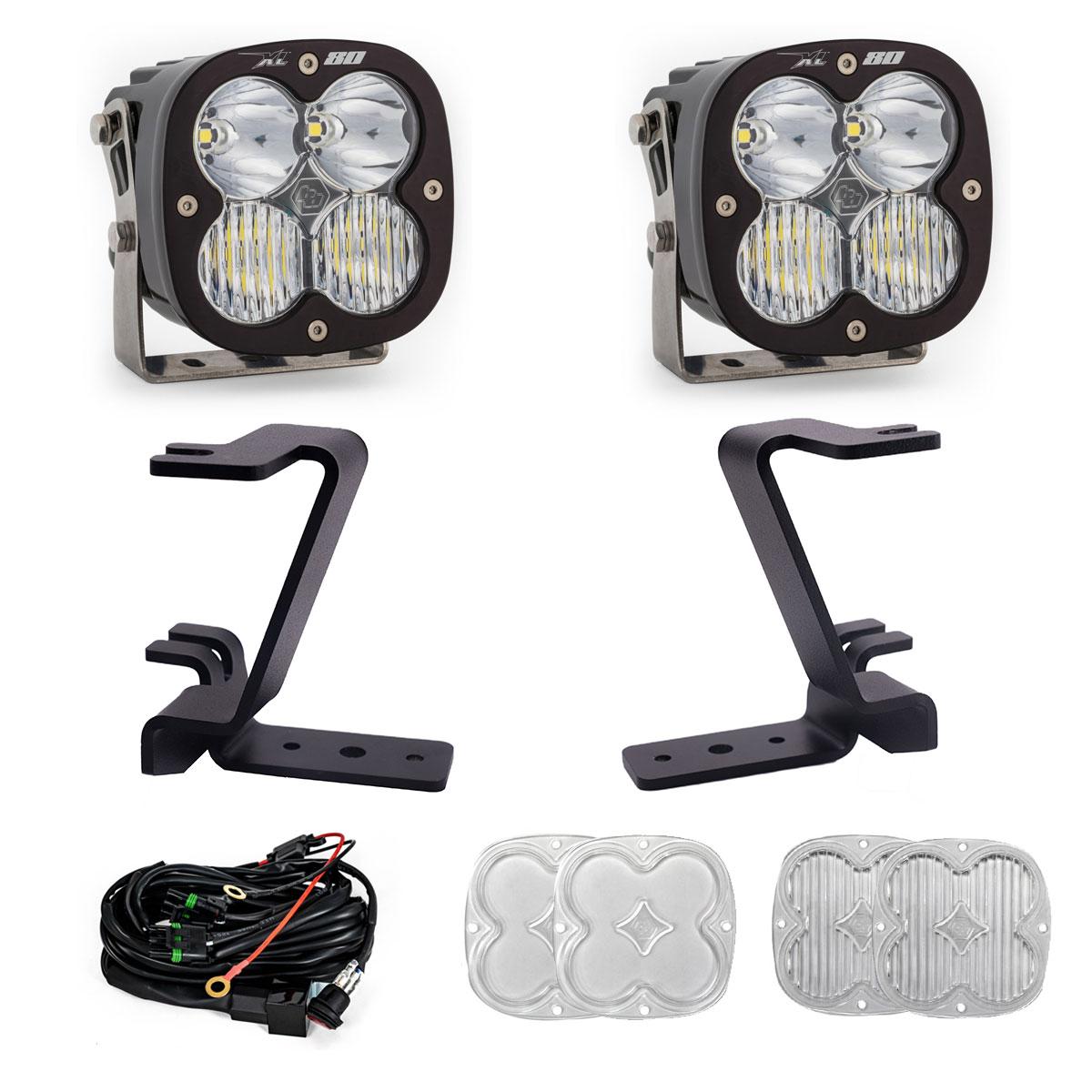 Baja Designs 2023+ Ford F-250/350 Super Duty XL80 A-Pillar Light Kit 448212
