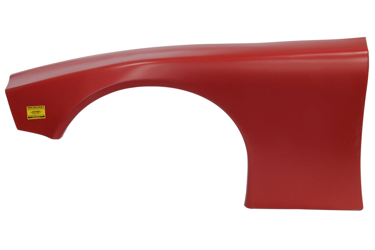 2019 LM Molded Plastic Fender Red Left - 1100223051RL