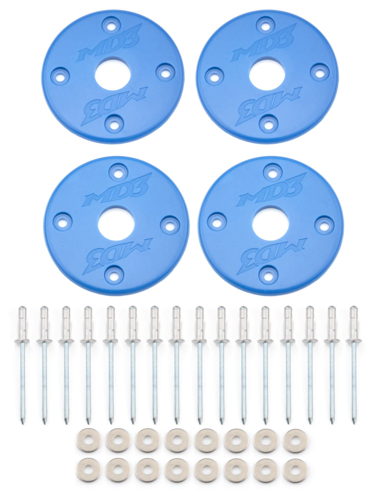 Scuff Plate Plastic Blue 4-Pack MD3 - 3000134951CB