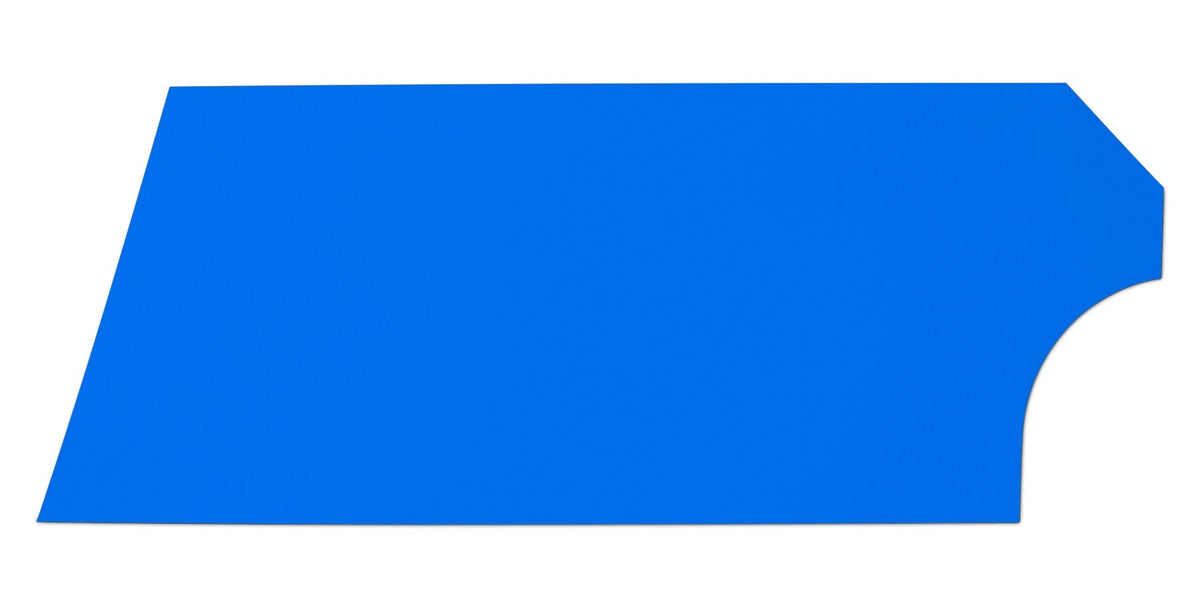 Door High Impact Plastic Blue Left - 3400121051CBL