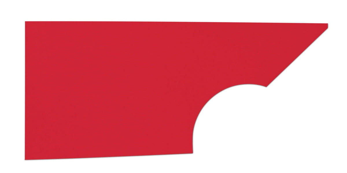 Qtr Panel High Impact Plastic Red Right - 3400127351RR