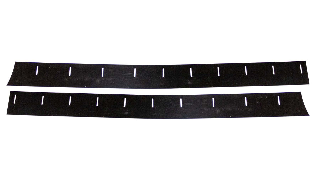 88 Monte Wear Strips Lower Nose Black 1 Pair - 600400B