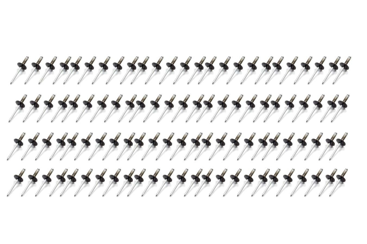 Lrg Hd Rivet Black Multi -grip 100pk - 814B100L