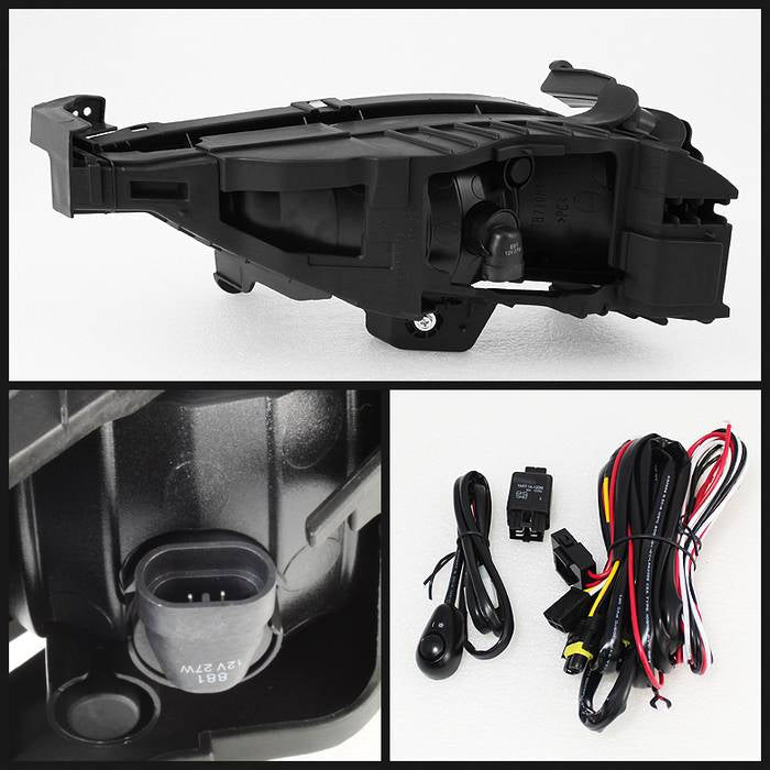 Spyder Hyundai Sonata 2011-2012 OE Style Fog Lights W/Switch Clear FL-HYS2011-C 5064929