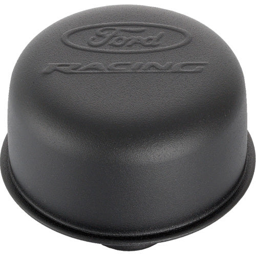 Black Steel Breather W/Ford Racing Logo - 302216