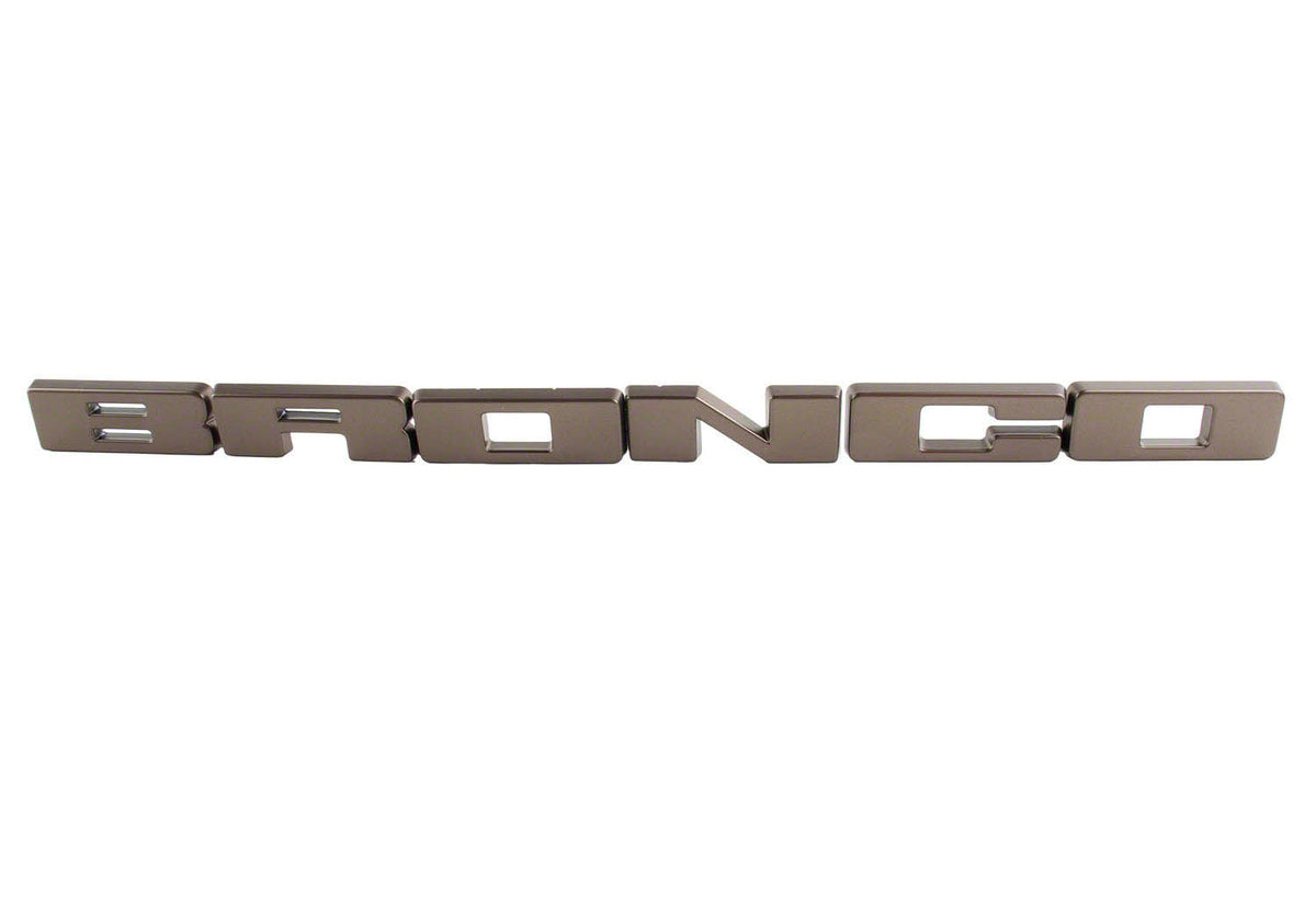 Bronco Grille Lettering Bronze - M1447BLBR