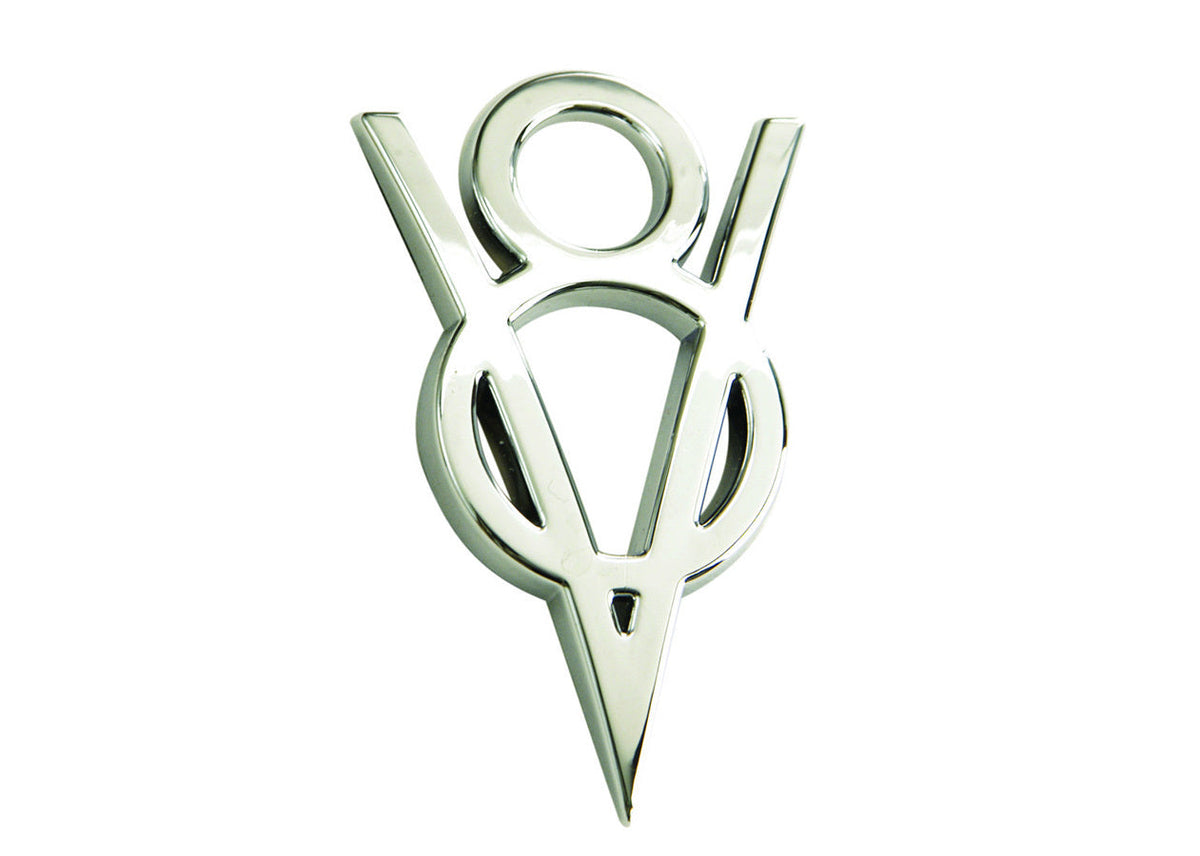Chrome V-8 Badge - M7843V8