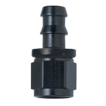 Hose Fitting #20 Str Push Lock Black - 200120BL