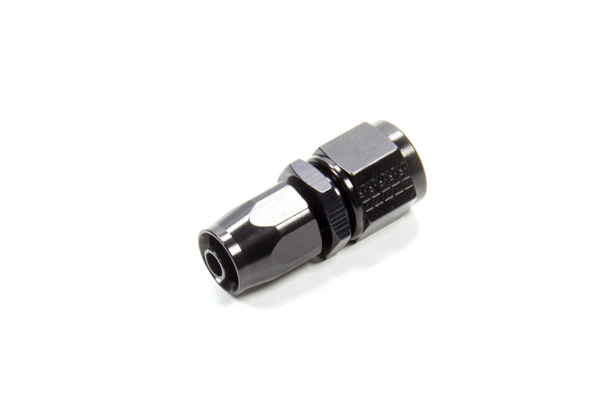 Hose Fitting #8 Straight to #6 Hose Black - 220107BL