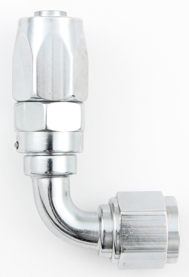 Hose Fitting #6 90 Deg Pro-Flow Chrome - 229006CH