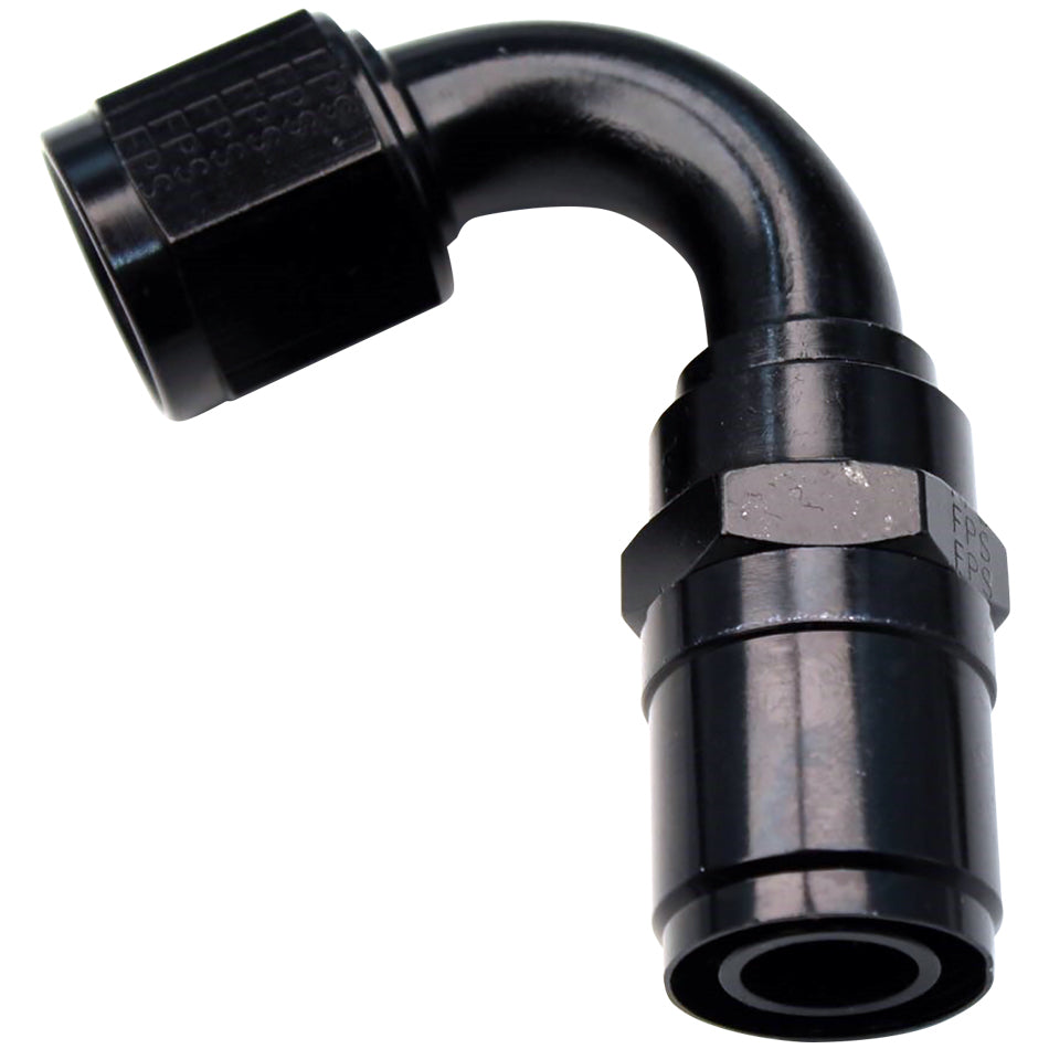 #8 Race-Rite Crimp-On Hose End 120-Degree - 2612008