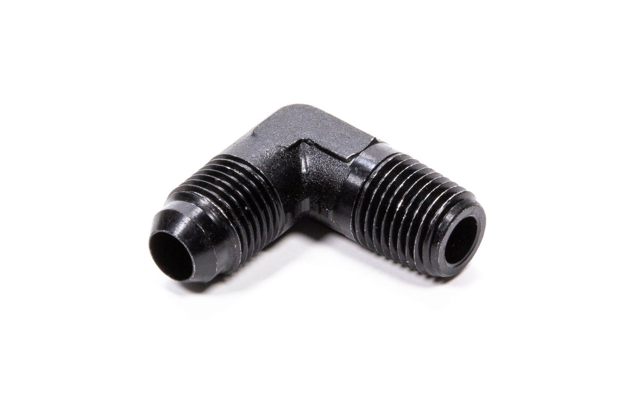 90 Deg Adapter Fitting #6 x 1/4 MPT Black - 482206BL
