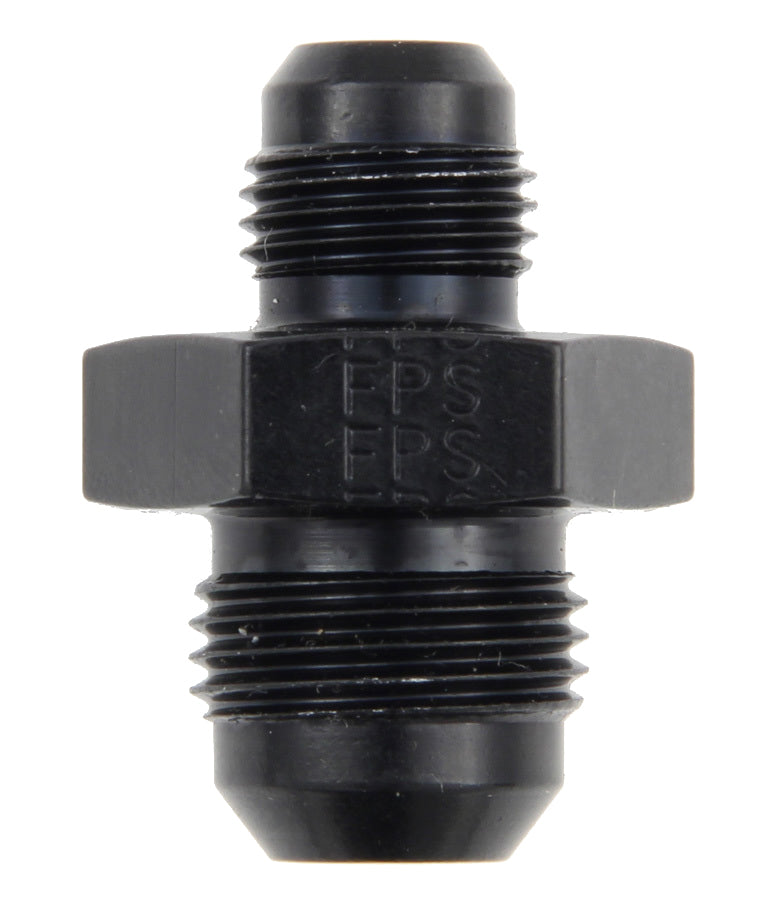 #6 x #8 Male Reducer Fitting Black - 491912BL