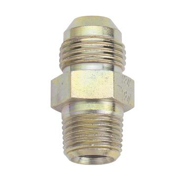 #4 x 1/4 MPT Straight Adapter Steel - 581605