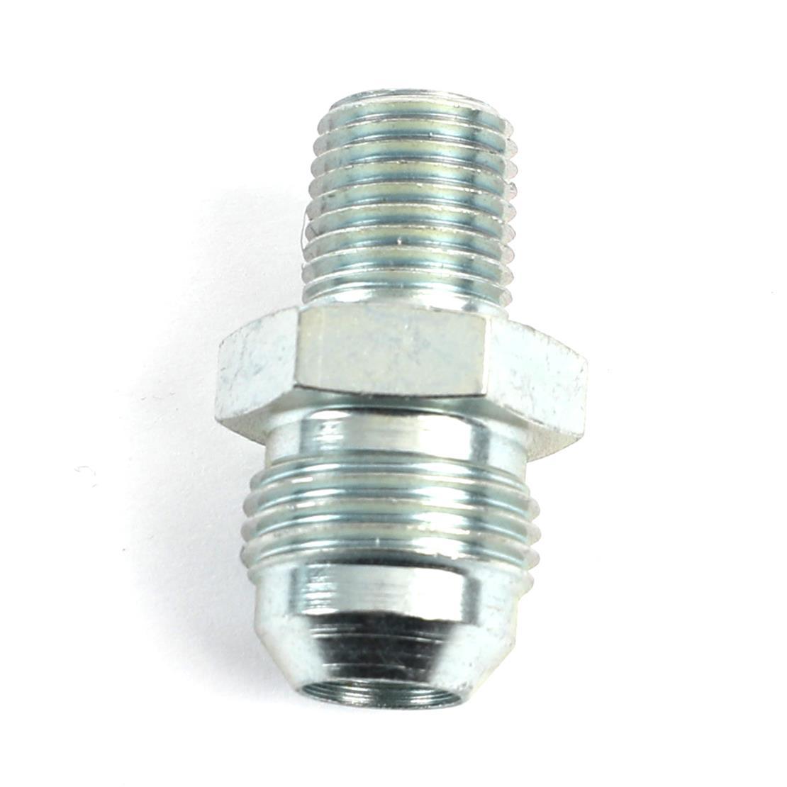 8an x 1/4-MPT Straight Adapter Fitting - Steel - 581607