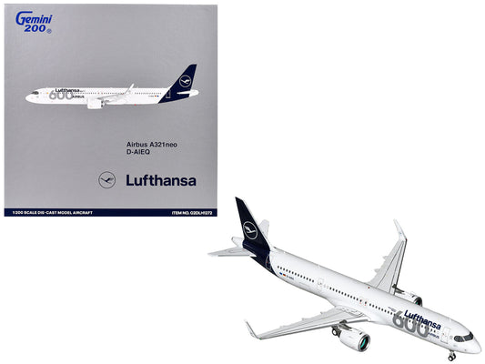 Rapid Vehicles Airbus A321neo Commercial Aircraft "Lufthansa - 600th Airbus Aircraft" (D-AIEQ)...