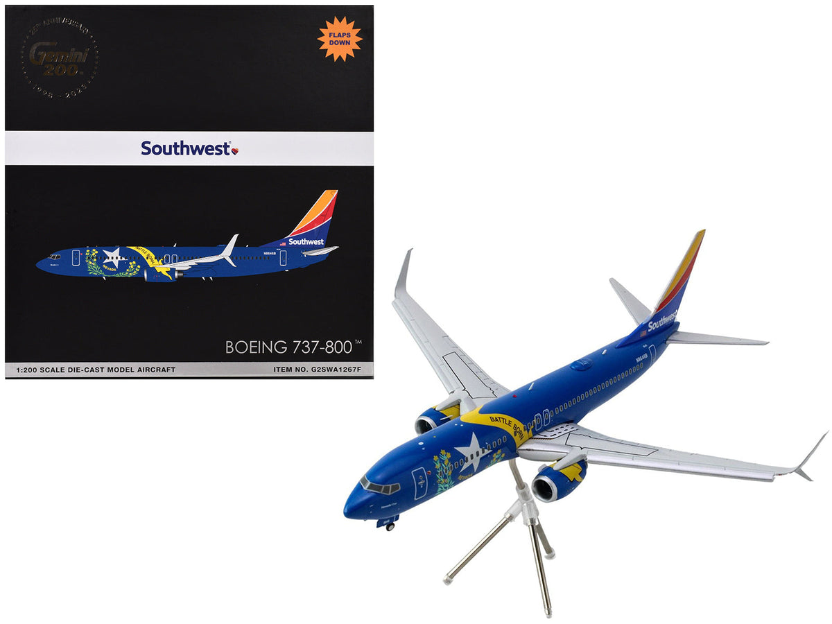 Rapid Vehicles Boeing 737-800 Commercial Aircraft with Flaps Down "Southwest Airlines - Nevada...