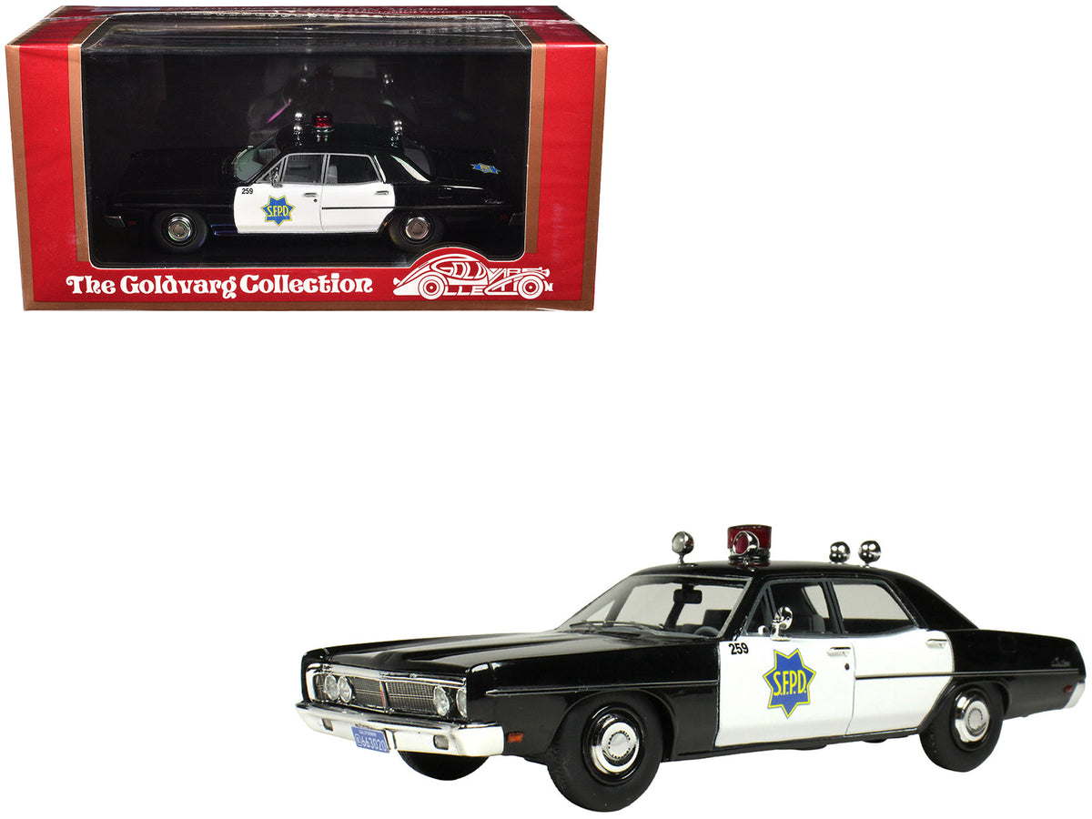 Rapid Vehicles 1970 Ford Custom Police Car "San Francisco Police Department" Black and White...