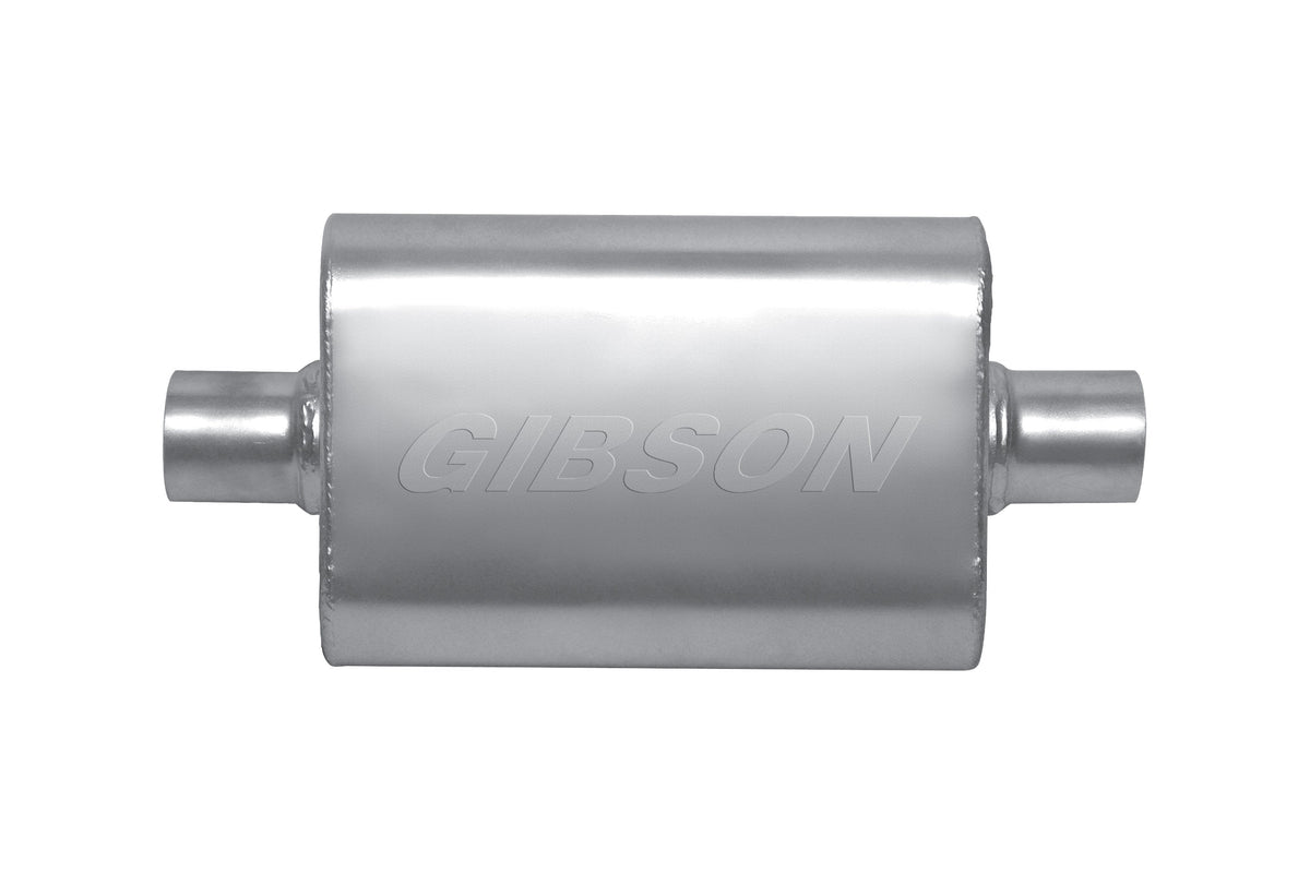 Muffler Oval Stainless 3IN Ctr - BM0108