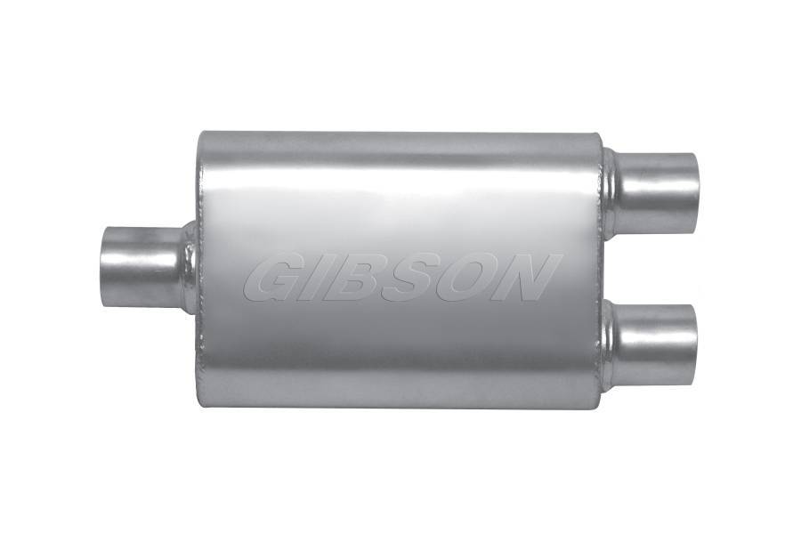 Muffler Stainless Oval Dual Outlet - BM0110