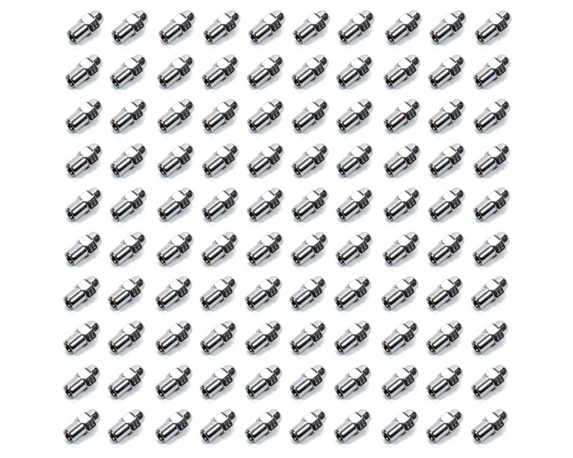 100 Lugnuts 1/2 Std Mag Closed End - 73188