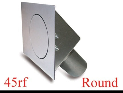 Round Fuel Door Flat Surfaces - 45RF