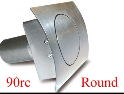 Round Fuel Door Curved Surfaces - 90RC